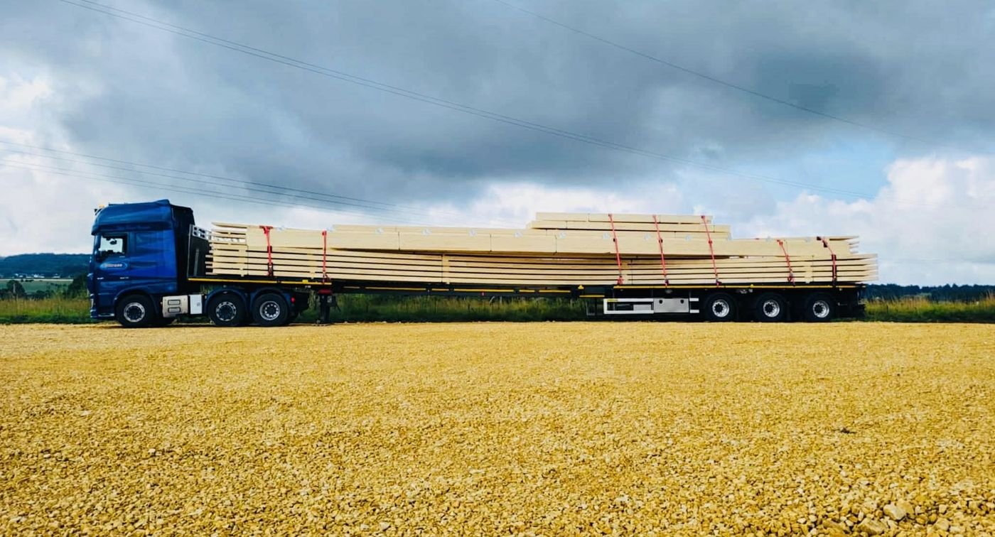 Camion extensible transport longue charge Witrans Benelux